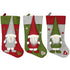 Large Christmas Stockings Gifts Cloth Santa Elk Socks Xmas Lovely Gift Holders For Children Fireplace Tree Christmas Decoration - menochic